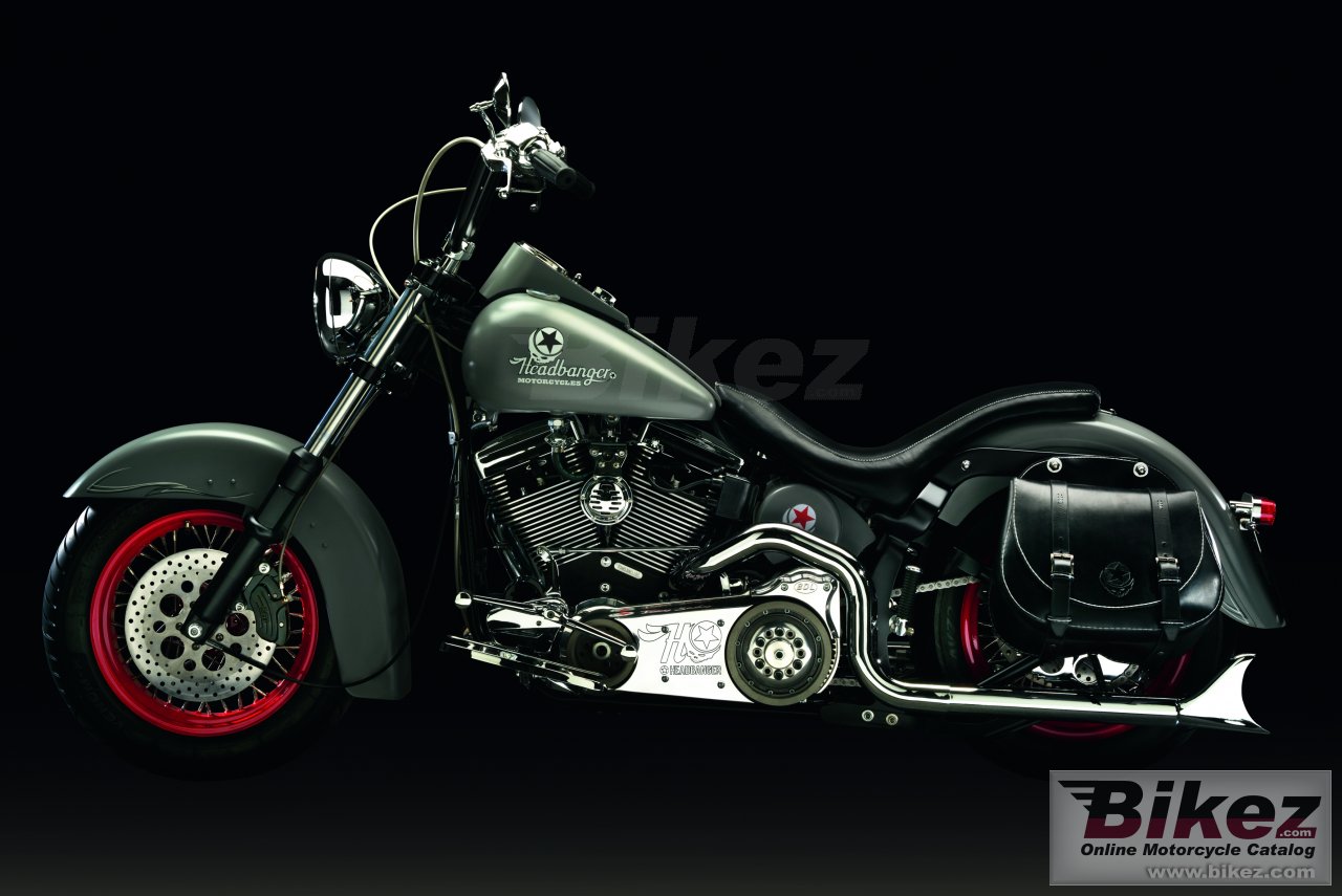 Big Headbanger foxy lady picture and wallpaper from Bikez.com